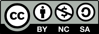 Attribution-NonCommercial-ShareAlike 4.0 International License